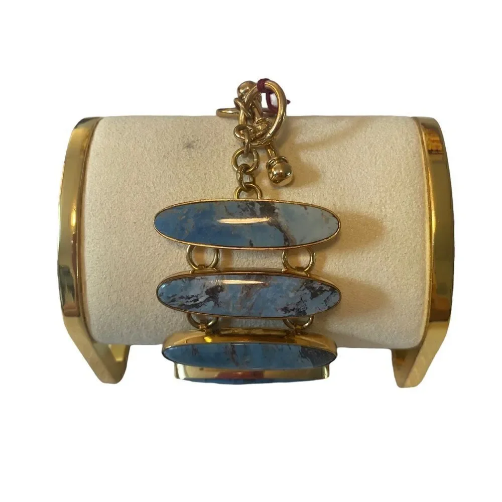 Charles Albert Handcrafted Rare Semi-Precious Agate Bracelet.